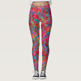 Legging Luz da mistura do primavera - CANELEIRAS azuis bl