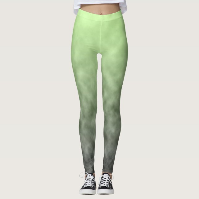 Legging Luz de Folha de Névoa (Frente)
