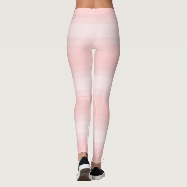 Legging Luz de pêssego - Modelo de Na moda (Verso)