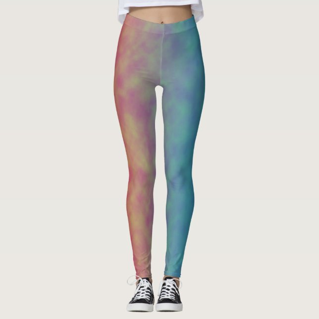 Legging Luz Neon Após (Frente)