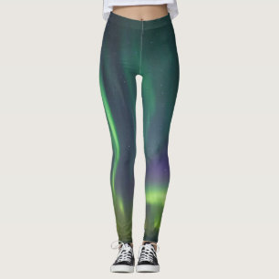 Legging luz Norte, aurora borealis