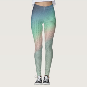 Legging Luz retrô-prrisma: Nostalgia digital