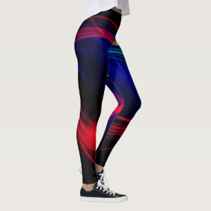 Legging Luzes Abstrato coloridas -