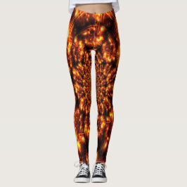 Legging Luzes brilhantes Douradas