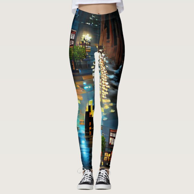 Legging luzes da cidade (Frente)