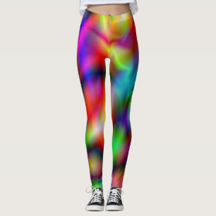 Legging Luzes de Dança/Neon do Techno PixDezines