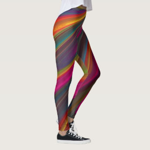Legging Luzes de Dança/Neon do Techno PixDezines