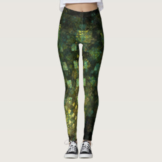 Legging Luzes na Abstrato Art da cidade