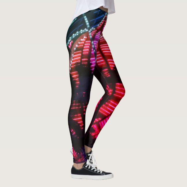 Legging Luzes noturnas de Vegas Flamingo (Direita)