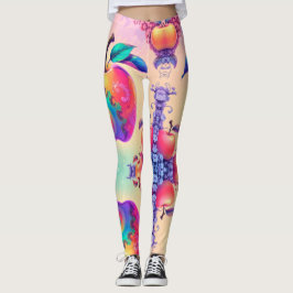 Legging Maçã colorida