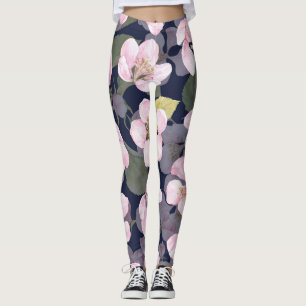 Legging Maçã Sangrenta: Cor Azul Escura