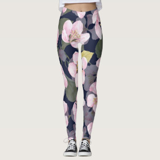 Legging Maçã Sangrenta: Cor Azul Escura