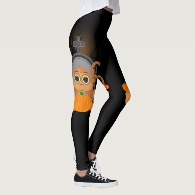 Legging Macaco Halloween (Direita)