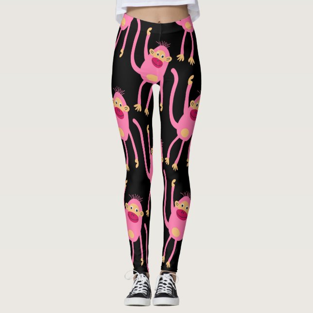 Legging Macaco Pequeno Fofo (Frente)