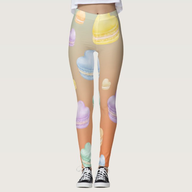 Legging Macarões do Coração (Frente)