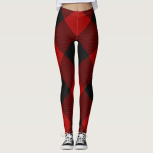 Legging MacGregor Rob Roy Tartan Vermelho Xadrez de Buff
