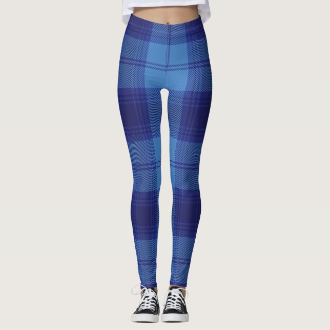 Legging mackenzie tartan púrpura natal escocês escocês (Frente)