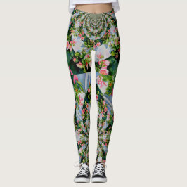 Legging Mackinac rosa mandala Mola d'água