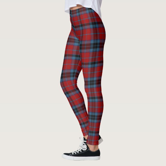 Legging MacTavish Tartan Modern Red Women's (Esquerda)