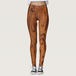 Legging Madeira russa queimada
