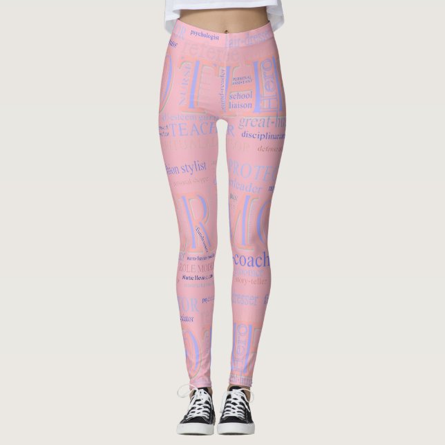 Legging Madre WordArt (Frente)