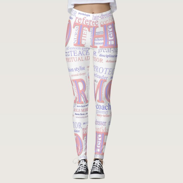 Legging Madre WordArt (Frente)
