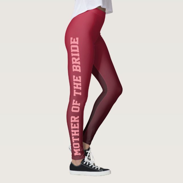 Legging Mãe da Moda Bride Burgundy (Direita)