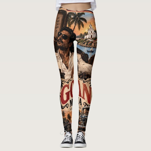 Legging Máfia de Goa – Orgulho de Goa (Frente)