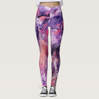 LEGGING MÁGICA COR-DE-ROSA E ROXA