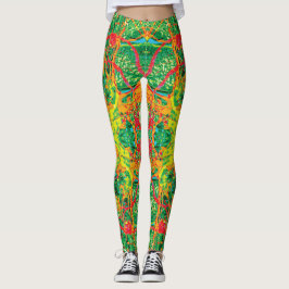 Legging Magma na Amazônia Verde e Planador Vermelho