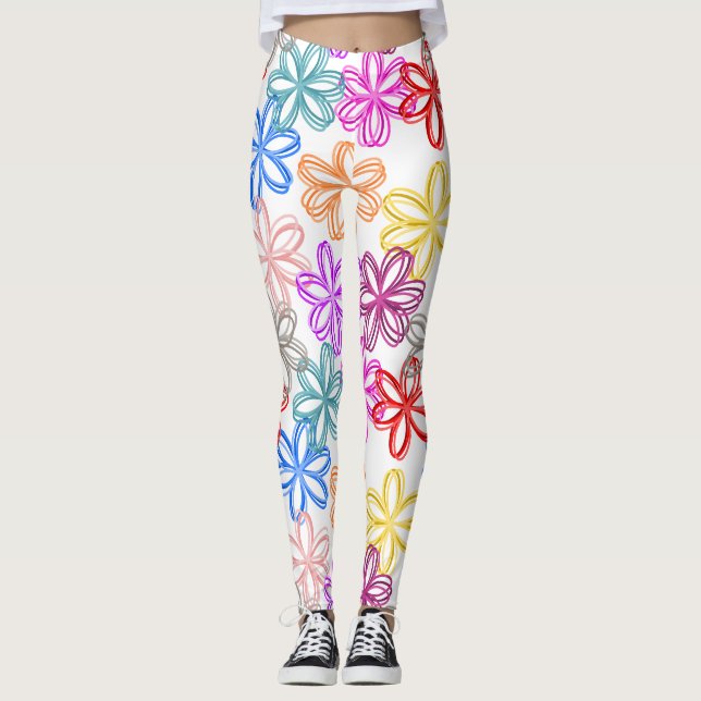 Legging Maiores Flores (Frente)