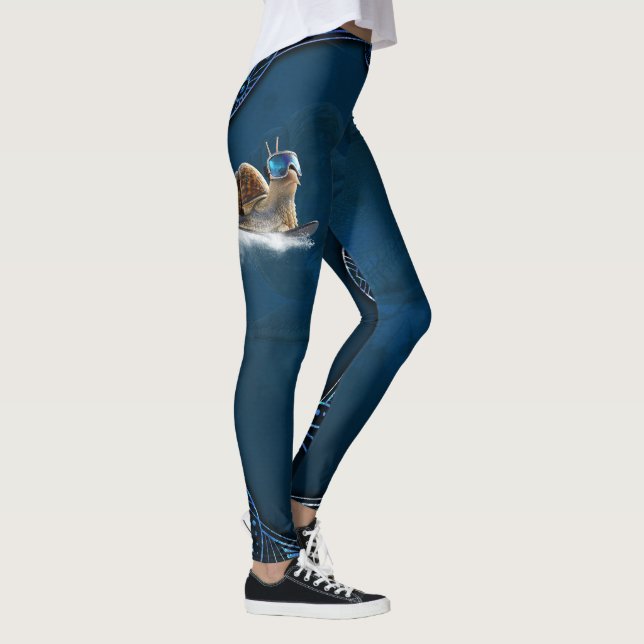 Legging Mais legal que o resto, o caracol de snowboard. (Direita)