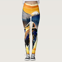 Legging Majexpressa Bison Sunset
