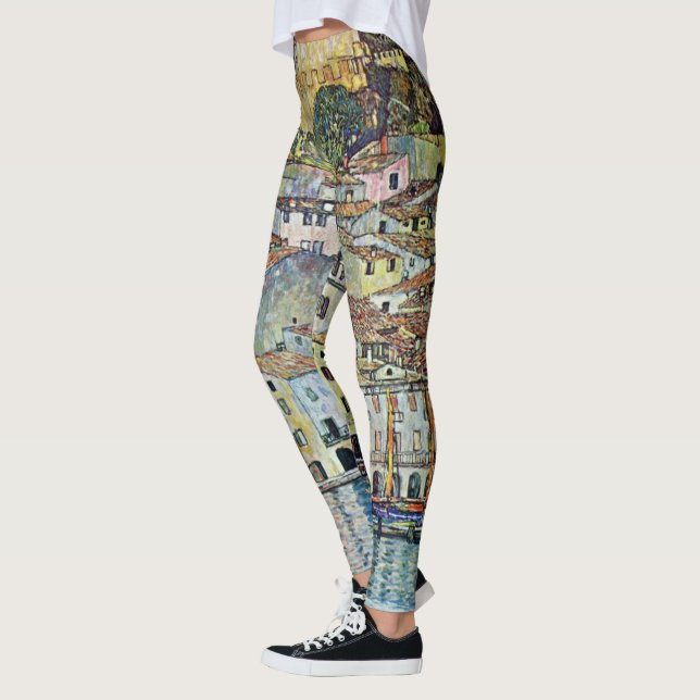 Legging Malcesine no lago Garda por Gustav Klimt (Esquerda)