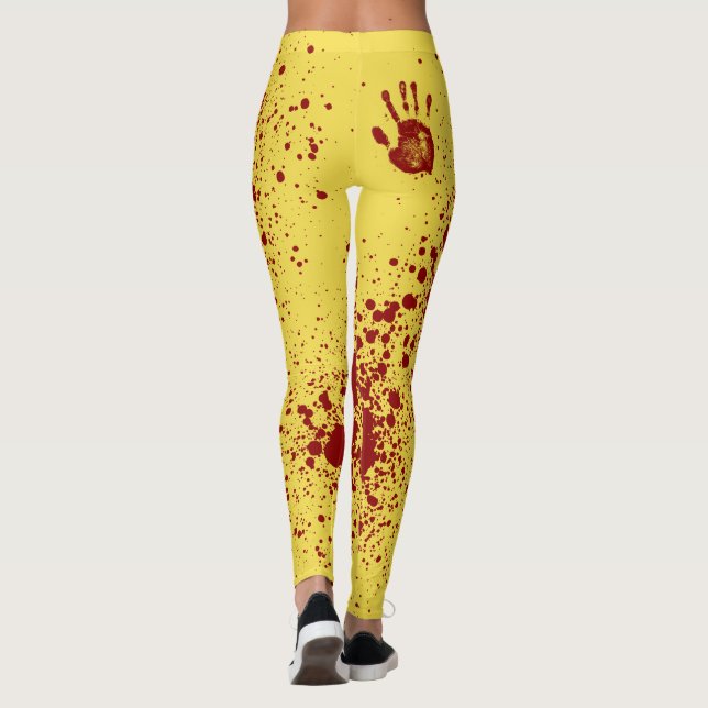 Legging Maldita Mess em Amarelo (Verso)