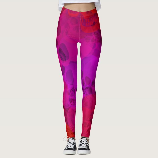 Legging Malditos Skulls (Frente)