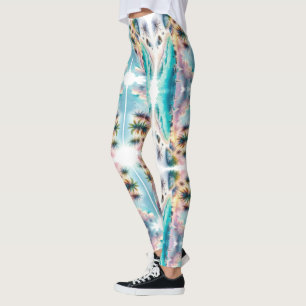 Legging Maldivas Sketch Watercolor  