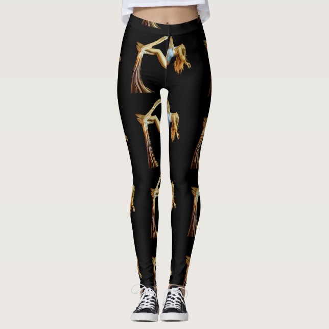 Legging Malhação aérea de ioga Thunder_Cove (Frente)