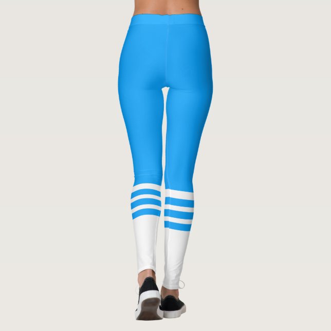 Legging Malhação de Equipe Azul Tubo (Verso)