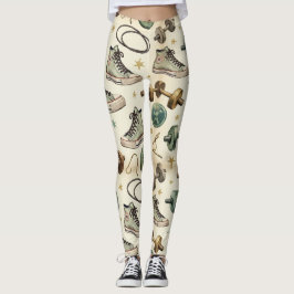 Legging Malhação Dumbbells Saltam Padrões