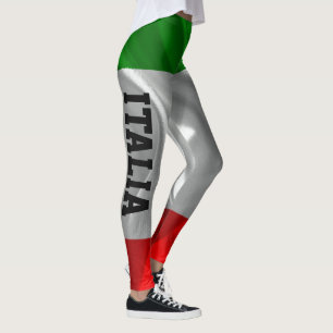 Legging Malhação italiana do costume de ITALIA da bandeira
