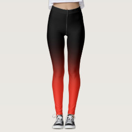 Legging Malhação Preto e Vermelho