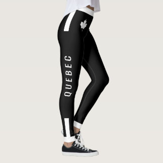 Legging MALHAÇÃO QUEBEC com Mapeamento Canadense Branco em