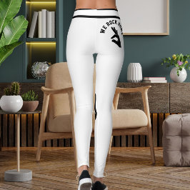 Legging Mama de Estimação Personalizada Preta e Branca Lis