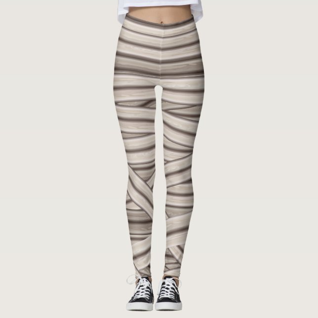 Legging Mamãe Stripes Halloween (Frente)