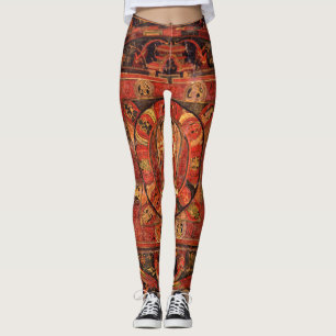 Legging Mandala budista da compaixão