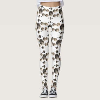 Legging Mandala de Fases Lunares Astronomia Arte Celestial