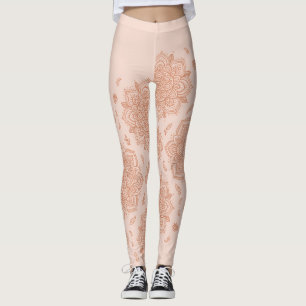 Legging Mandalá de Terracota Boho