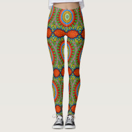 Legging MANDALA DESIGNER COLLAGE (pequena escala)