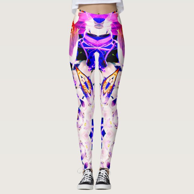 Legging Mandala do Fractal (Frente)